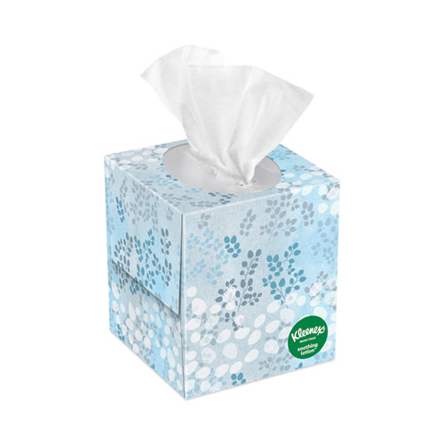 Image of Kleenex® Lotion Facial Tissue, 3-Ply, White, 60 Sheets/Box, 27 Boxes/Carton