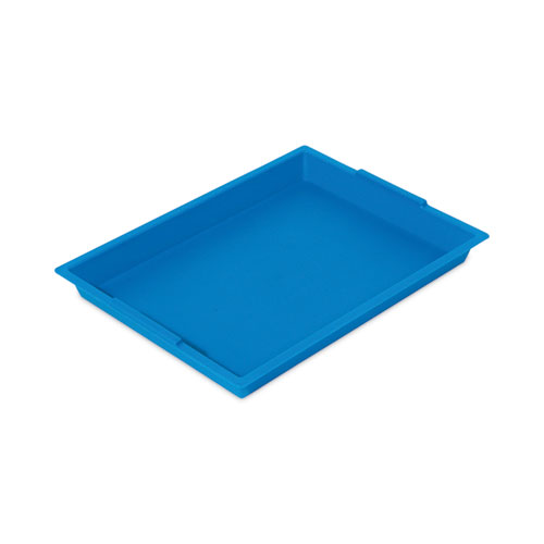 Image of Deflecto® Little Artist Antimicrobial Finger Paint Tray, 16 X 1.8 X 12, Blue