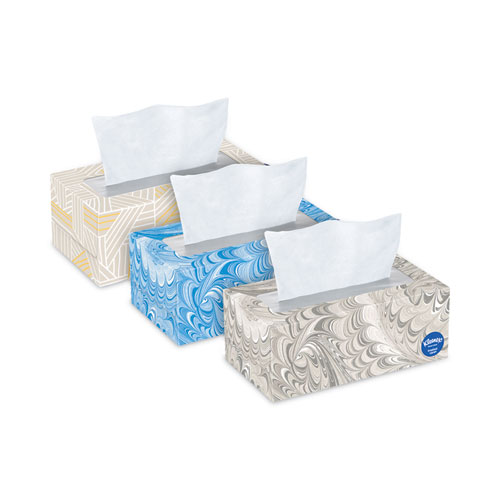 Trusted Care Facial Tissue, 2-Ply, White, 160 Sheets/Box, 3 Boxes/Pack, 12 Packs/Carton