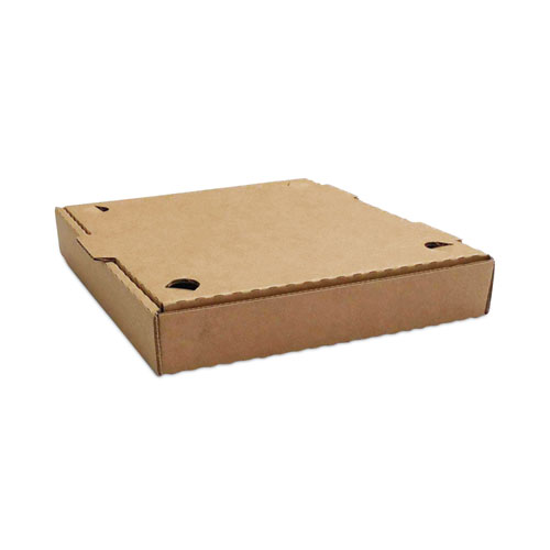 Image of Blutable Pizza Boxes, 12 X 12 X 2, Kraft, Paper, 50/Pack