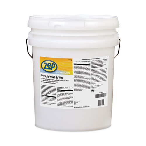 Vehicle Wash and Wax, 5 gal Pail