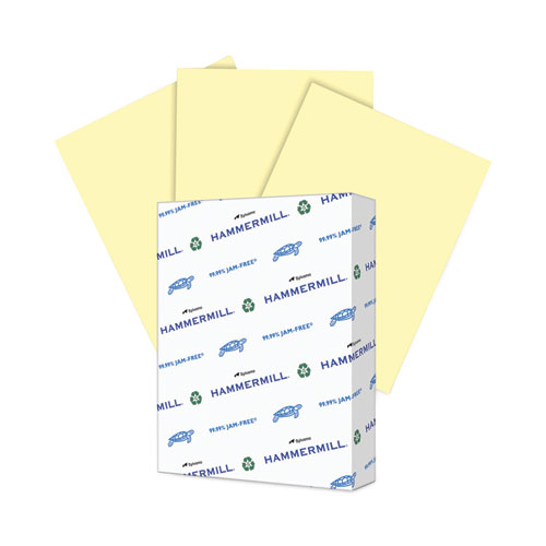 Hammermill® Colors Print Paper, 20 Lb Bond Weight, 8.5 X 11, Canary, 500/Ream