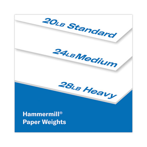 Image of Hammermill® Fore Multipurpose Print Paper, 96 Bright, 20 Lb Bond Weight, 8.5 X 11, White, 500 Sheets/Ream, 10 Reams/Carton