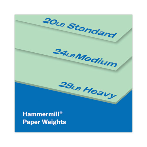 Image of Hammermill® Colors Print Paper, 20 Lb Bond Weight, 8.5 X 11, Green, 500/Ream