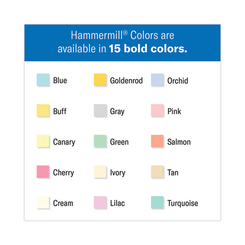 Image of Hammermill® Colors Print Paper, 20 Lb Bond Weight, 8.5 X 11, Green, 500/Ream