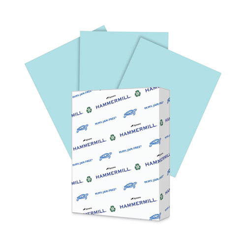 Image of Hammermill® Colors Print Paper, 20 Lb Bond Weight, 8.5 X 11, Blue, 500/Ream