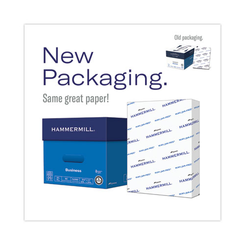 Image of Hammermill® Copy Plus Print Paper, 92 Bright, 3-Hole, 20 Lb Bond Weight, 8.5 X 11, White, 500/Ream