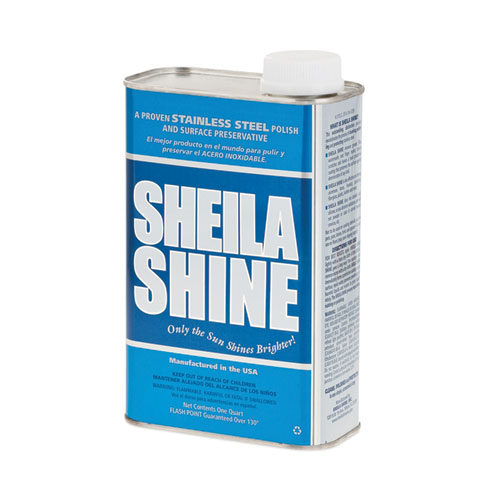 Image of Sheila Shine Stainless Steel Cleaner And Polish, 1 Qt Can, 12/Carton