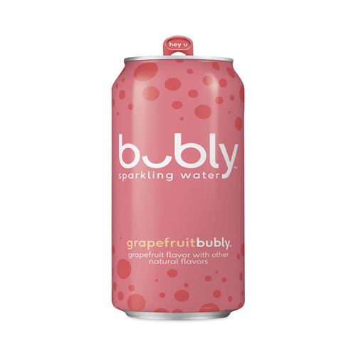 Flavored Sparkling Water, Grapefruit, 12 oz Can, 8 Cans/Pack, 3 Packs/Carton