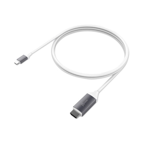 HDMI 4K Audio/Video Cable, 6 ft, White