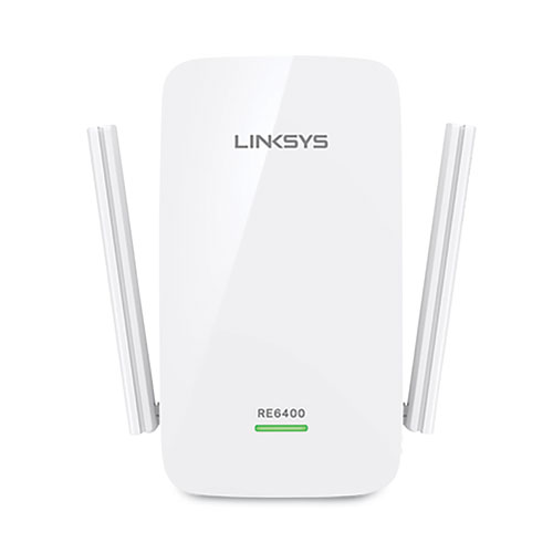 RE6400 Dual Band Wireless and Ethernet Extender, 1 Port, Dual-Band 2.4 GHz/5 GHz