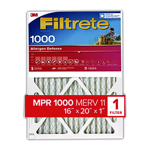 Filtrete™ Allergen Defense Air Filter, 16 X 20