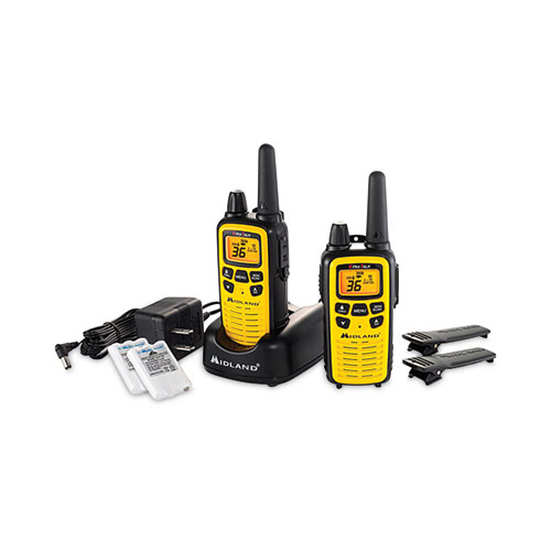 Midland® Lxt630Vp3 Two-Way Radio, 36 Channels, 22 Frequencies, 2/Set