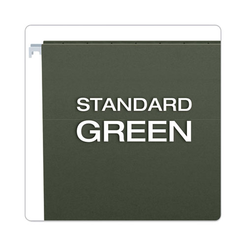 Image of Pendaflex® Hanging File Folder Combo Kit, Letter Size, (25) 1/5-Cut Standard Green Hanging Folders, (50) 1/3-Cut Manila File Folders