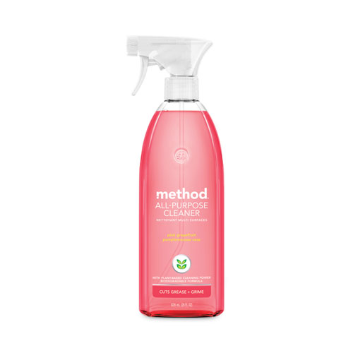 Method® All-Purpose Cleaner, Pink Grapefruit, 28 Oz Spray Bottle