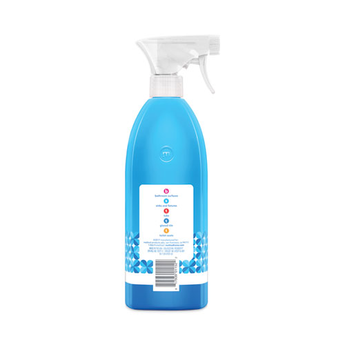 Antibacterial Spray, Bathroom, Spearmint, 28 oz Spray Bottle, 8/Carton