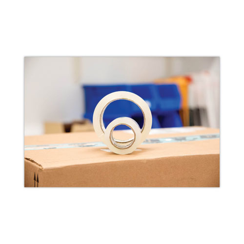 Reinforced Strength Shipping and Strapping Tape in Dispenser, 1.5" Core, 1.88" x 10 yds, Clear