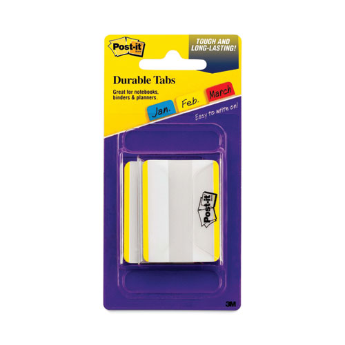 Image of Post-It® Tabs Lined Tabs, 1/5-Cut, Yellow, 2" Wide, 50/Pack