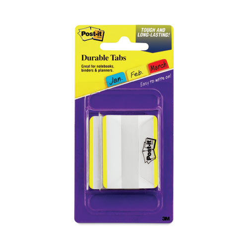 Post-It® Tabs Lined Tabs, 1/5-Cut, Yellow, 2" Wide, 50/Pack
