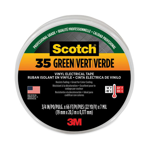 Scotch 35 Vinyl Electrical Color Coding Tape MMM10851