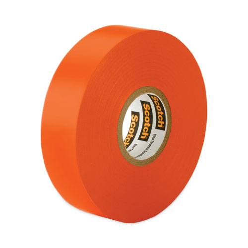 Image of 3M™ Scotch 35 Vinyl Electrical Color Coding Tape, 3" Core, 0.75" X 66 Ft, Orange