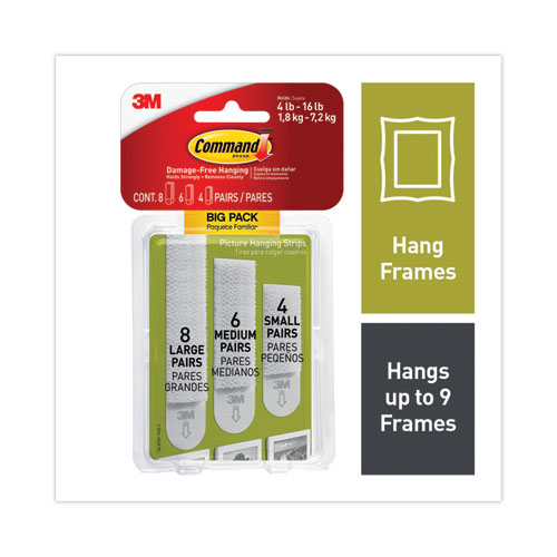 Picture Hanging Strips Big Pack MMM17211BPES