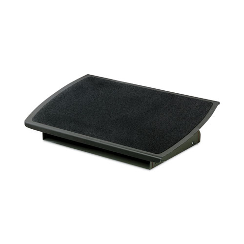 Image of 3M™ Adjustable Steel Footrest, Nonslip Surface, 22W X 14D X 4 To 4.75H, Black/Charcoal