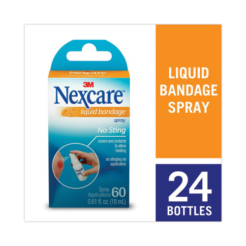 Image of 3M Nexcare™ No-Sting Liquid Bandage Spray, 0.61 Oz
