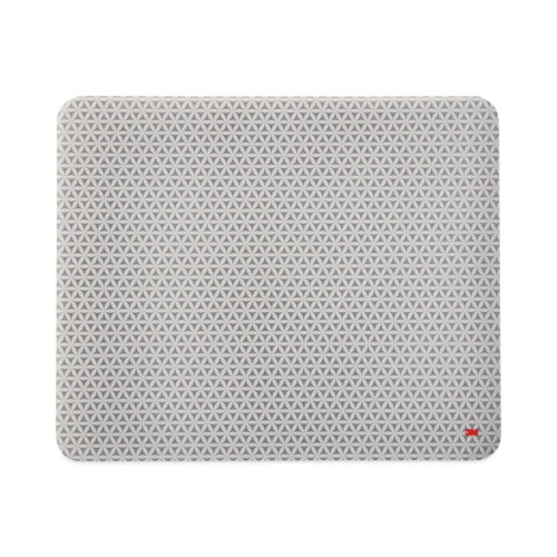 3M™ Precise Mouse Pad With Nonskid Repositionable Adhesive Back, 8.5 X 7, Bitmap Design