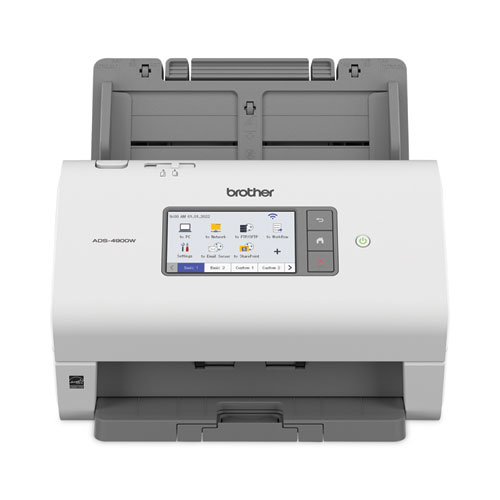 Brother ADS-4900W Professional Desktop Scanner, 600 dpi Optical Resolution, 100-Sheet Auto Document Feeder