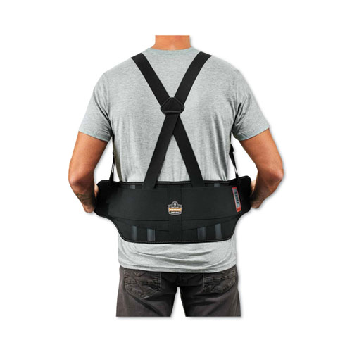 ProFlex 1625 Elastic Back Support Brace, 2X-Large, 42" to 46" Waist, Black, Ships in 1-3 Business Days