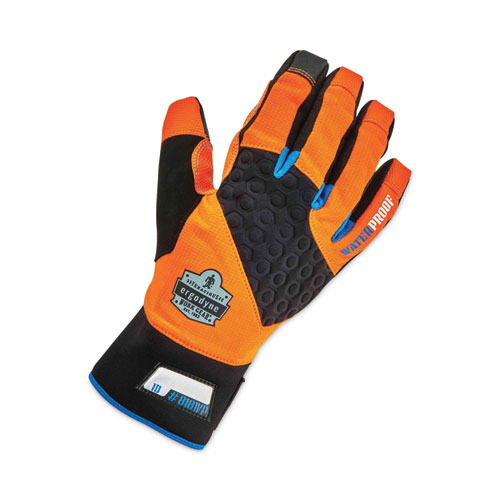 ProFlex 818WP Thermal WP Gloves with Tena-Grip, Orange, Small, Pair, Ships in 1-3 Business Days