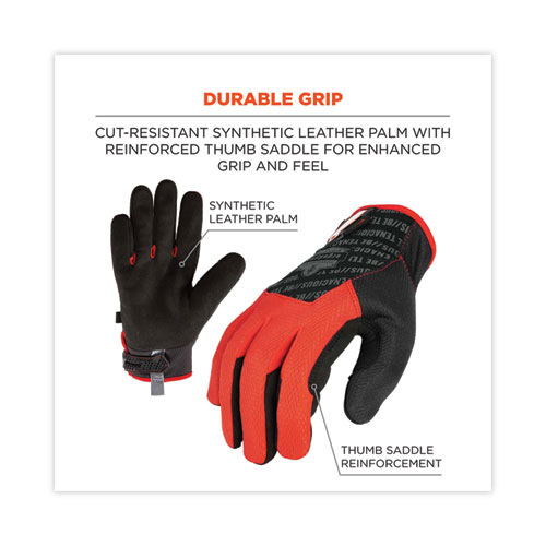 ProFlex 812CR6 ANSI A6 Utility and CR Gloves, Black, Small, Pair, Ships in 1-3 Business Days