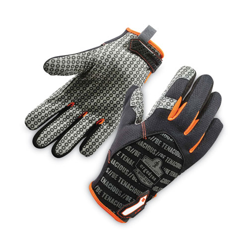 Ergodyne® Proflex 821 Smooth Surface Handling Gloves, Black, Small, Pair, Ships In 1-3 Business Days