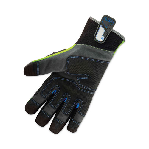 ProFlex 925WP Performance Dorsal Impact-Reduce Thermal Waterproof Glove, Black/Lime, Medium, Pair, Ships in 1-3 Business Days