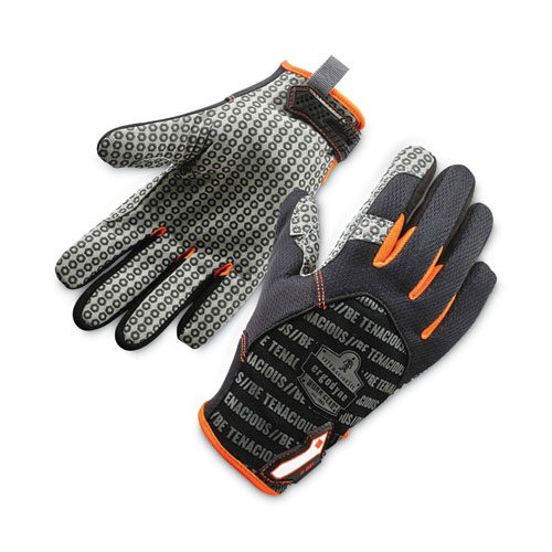 Image of Ergodyne® Proflex 821 Smooth Surface Handling Gloves, Black, 2X-Large, Pair, Ships In 1-3 Business Days