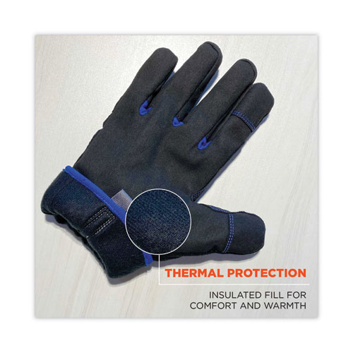 ProFlex 814 Thermal Utility Gloves, Black, Medium, Pair, Ships in 1-3 Business Days