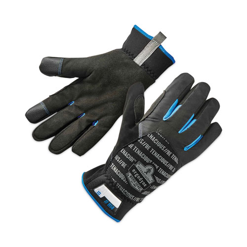 ProFlex 814 Thermal Utility Gloves, Black, Small, Pair, Ships in 1-3 Business Days