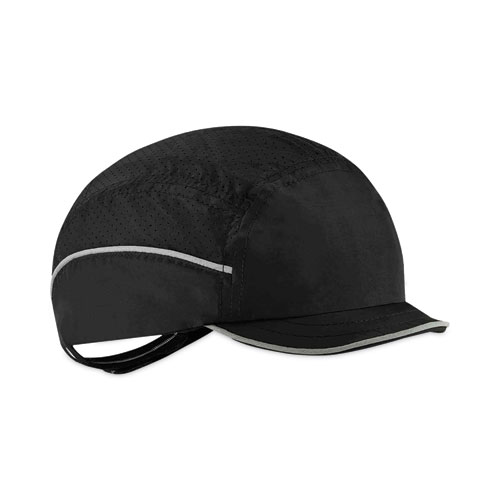 Skullerz 8955 Lightweight Bump Cap Hat, Micro Brom, Black, Ships in 1-3 Business Days