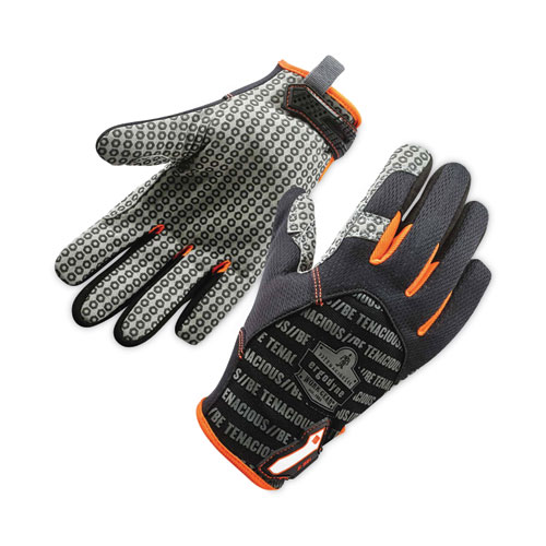 Image of Ergodyne® Proflex 821 Smooth Surface Handling Gloves, Black, Large, Pair, Ships In 1-3 Business Days