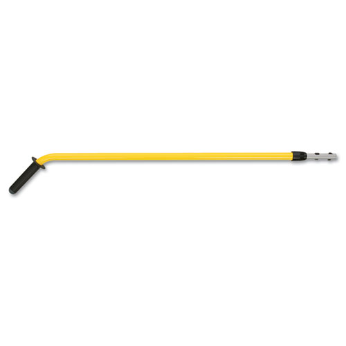 HYGEN 48-72" Quick-Connect Ergo Adjustable Handle, Black/Yellow