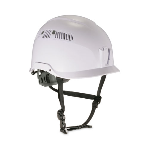 Image of Ergodyne® Skullerz 8975 Class C Safety Helmet, 6-Point Ratchet Suspension, White, Ships In 1-3 Business Days