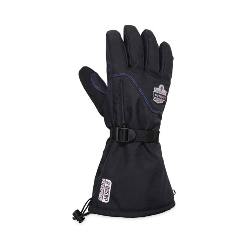 ergodyne® ProFlex 825WP Thermal Waterproof Winter Work Gloves, Black, 2X-Large, Pair, Ships in 1-3 Business Days