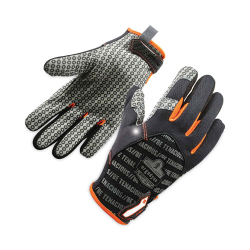 Ergodyne® Proflex 821 Smooth Surface Handling Gloves, Black, Medium, Pair, Ships In 1-3 Business Days
