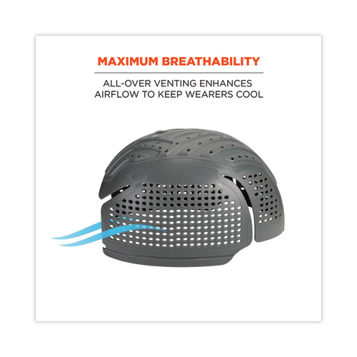 Image of Ergodyne® Skullerz 8945F(X) Universal Bump Cap Insert - Extra Venting, Charcoal, Ships In 1-3 Business Days