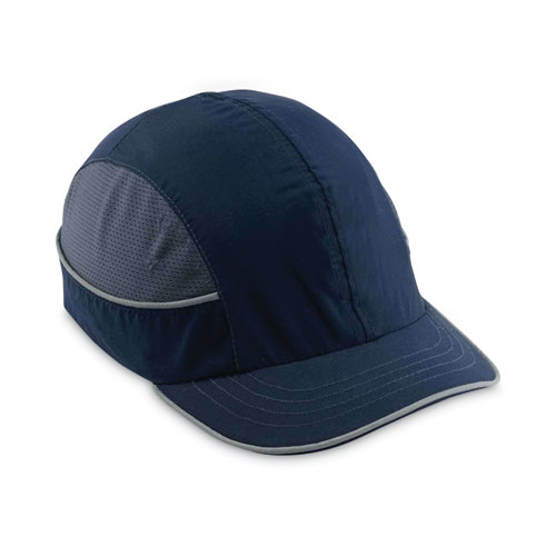Skullerz 8950XL XL Bump Cap Hat, Short Brim, Navy, Ships in 1-3 Business Days