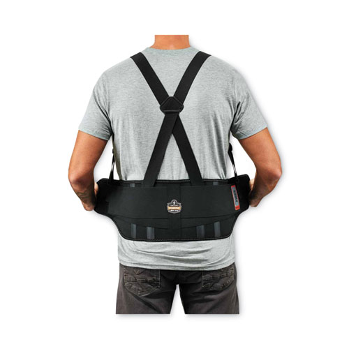 ProFlex 1625 Elastic Back Support Brace, X-Large, 38" to 42" Waist, Black, Ships in 1-3 Business Days
