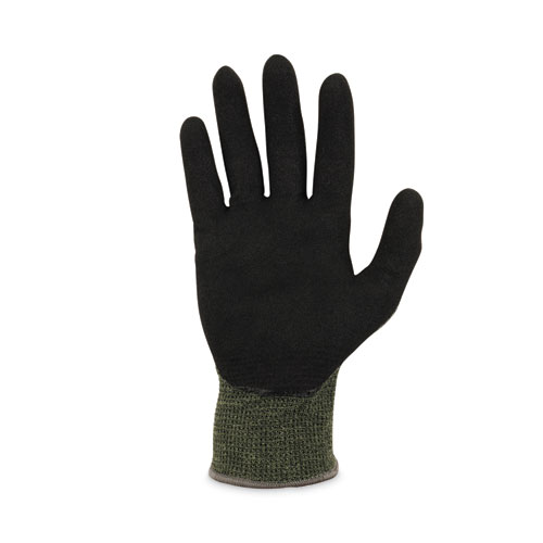 ProFlex 7042 ANSI A4 Nitrile-Coated CR Gloves, Green, Small, Pair, Ships in 1-3 Business Days