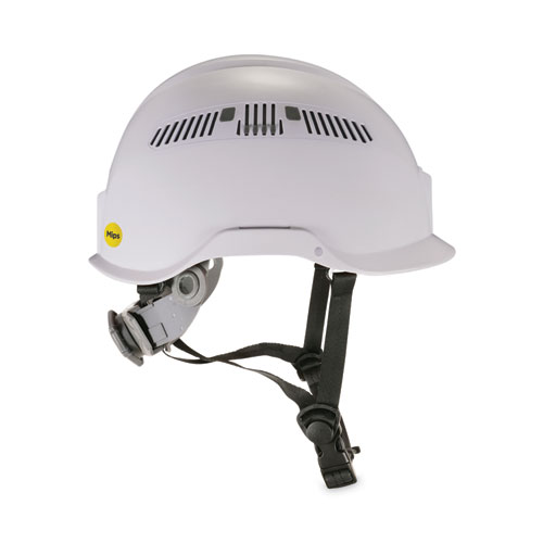 Skullerz 8975-MIPS Class C Safety Helmet with MIPS Elevate Ratchet Suspension, White, Ships in 1-3 Business Days