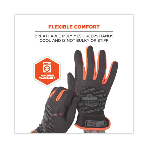 ProFlex 815 QuickCuff Mechanics Gloves, Black, Small, Pair, Ships in 1-3 Business Days